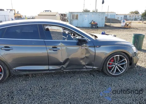 2018 Audi S5 3.0T Premium Plus from USA, damaged, VIN WAUC4CF57JA007297